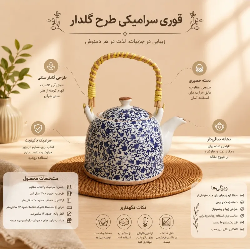 قوری سرامیکی