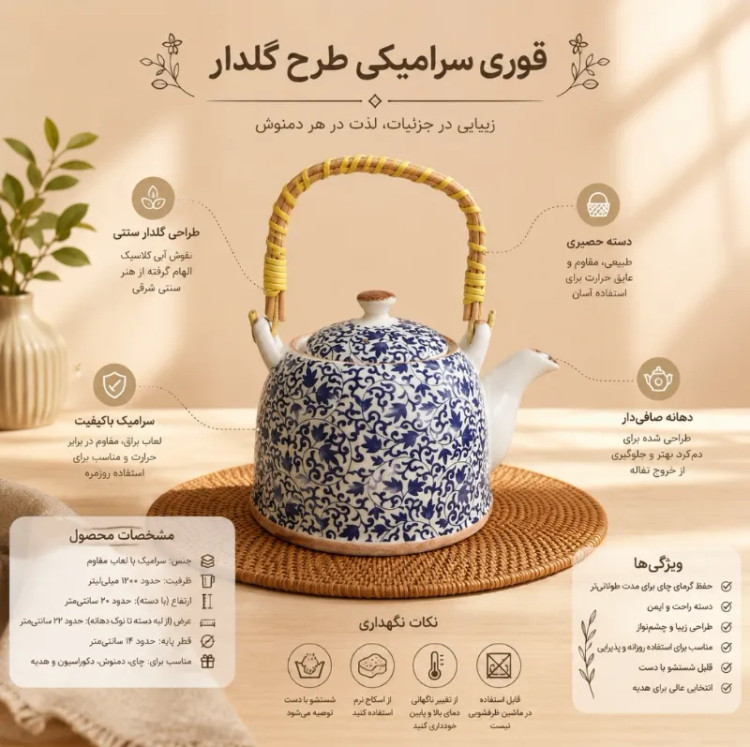 قوری سرامیکی